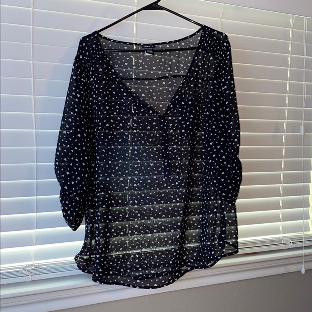 Torrid Harper Georgette blouse
